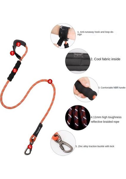 Orta ve Büyük Köpek Tasması, Yansıtıcı Naylon Cesur Patlamaya Dayanıklı Yumruk-Runaway Karşıtı Köpek Tasması (Yurt Dışından) modelleri