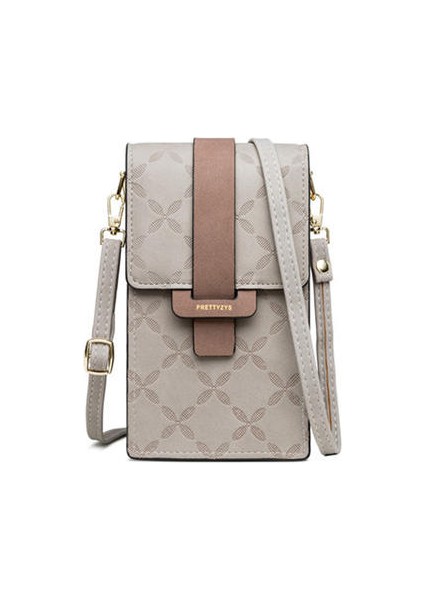 Bayanlar Cep Telefonu Çantası, Bir Omuz El Taşıma Messenger Küçük Kare Çanta (Yurt Dışından)