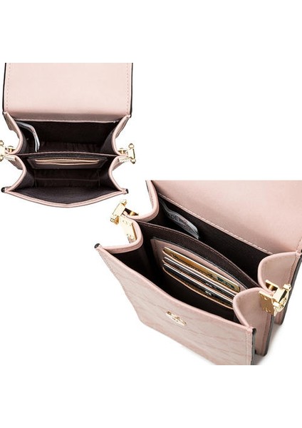 Bayanlar Cep Telefonu Çantası, Bir Omuz El Taşıma Messenger Küçük Kare Çanta (Yurt Dışından) modelleri