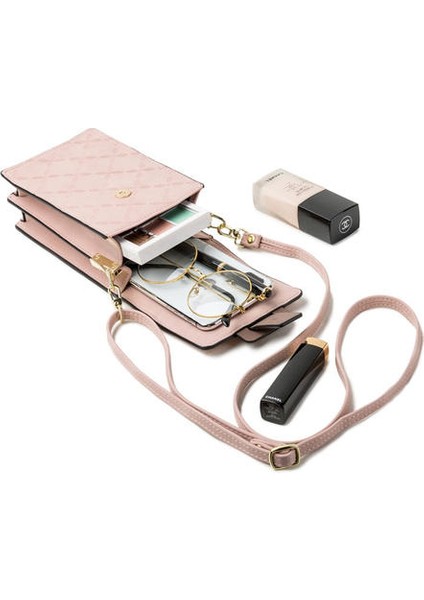 Bayanlar Cep Telefonu Çantası, Bir Omuz El Taşıma Messenger Küçük Kare Çanta (Yurt Dışından) fırsatları