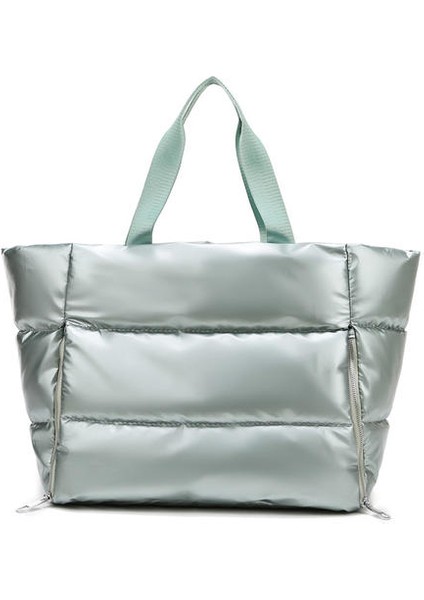 Seyahat Bagaj Kadın Çantası, Naylon Büyük Kapasiteli Kuru Islak Ayırma Su Geçirmez Taşınabilir Omuz Spor Çantası (Yurt Dışından)