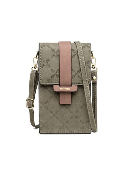 Bayanlar Cep Telefonu Çantası, Bir Omuz El Taşıma Messenger Küçük Kare Çanta (Yurt Dışından)