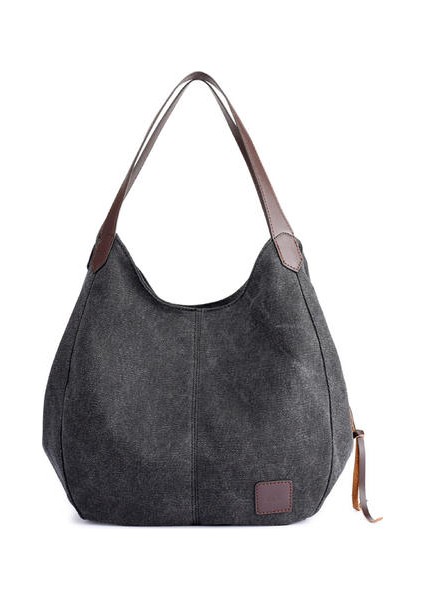 Kadın Omuz Çantası, Tuval Kadın Çantası Büyük Kapasiteli Çanta (Yurt Dışından)