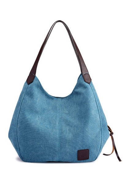 Kadın Omuz Çantası, Tuval Kadın Çantası Büyük Kapasiteli Çanta (Yurt Dışından)