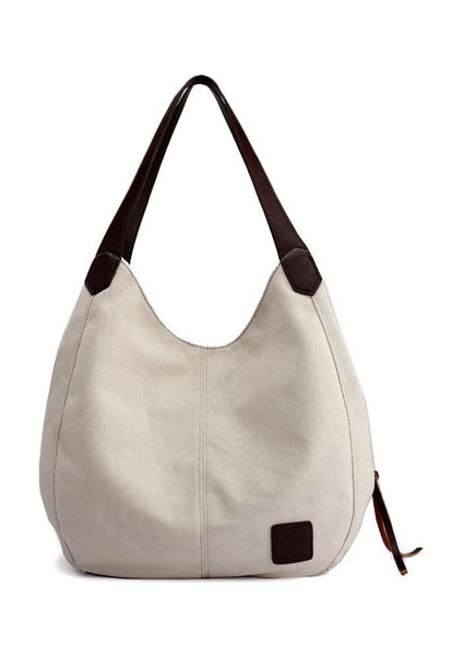 Kadın Omuz Çantası, Tuval Kadın Çantası Büyük Kapasiteli Çanta (Yurt Dışından)