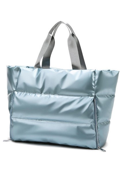 Seyahat Bagaj Kadın Çantası, Naylon Büyük Kapasiteli Kuru Islak Ayırma Su Geçirmez Taşınabilir Omuz Spor Çantası (Yurt Dışından)