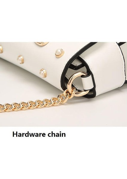 Kadın Bir Omuz Crossbody Çantası, Pearl Bal Çok Fonksiyonlu Tote Çanta (Yurt Dışından)