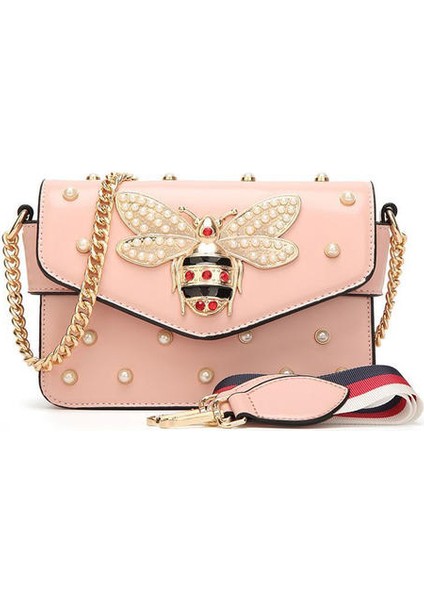 Kadın Bir Omuz Crossbody Çantası, Pearl Bal Çok Fonksiyonlu Tote Çanta (Yurt Dışından)