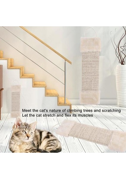 Yeni Stil Asılı Dikdörtgen Sisal Kedi Tırmalamak Tahtası, Çizik Dirençli Kedi Oyuncak (Yurt Dışından) modelleri