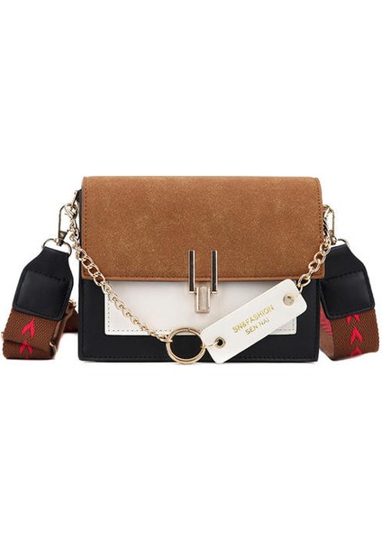 Kadın Omuz Crossbody Çantası, Pu Deri Buzlu Küçük Kare Çanta (Yurt Dışından)
