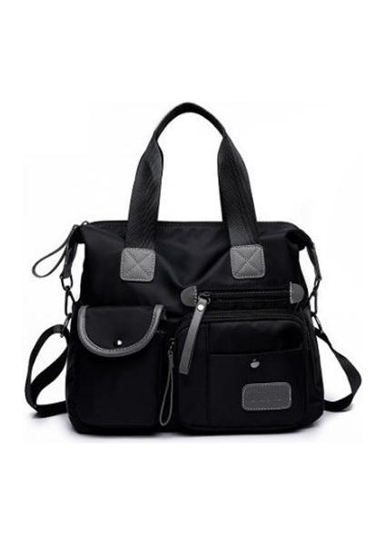 Kadın Omuz Crossbody Çantası, Su Geçirmez Naylon Büyük Kapasiteli Tote (Yurt Dışından)
