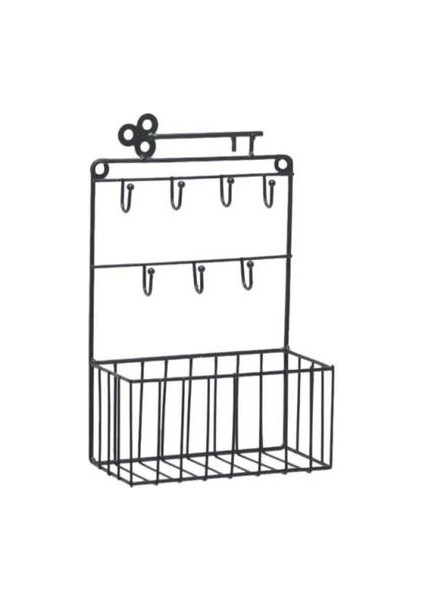 Duvara Monte Posta ve Anahtar Tutucu 7 Kanca Raf Organizatör Cep ve Mektup Sıralayıcısı Entryway Mutfak Ev Ofis Dekor Için | Depolama Tutucular ve Amp;raflar (Yurt Dışından)