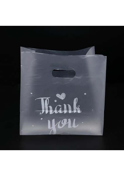 50 Adet Hediye Sarma Çanta Şeker Çerez Kek Dükkanı Pasta Ambalaj Çanta El Ev Plastik Depolama Alışveriş Çantası ile | Saklama Torbaları (Yurt Dışından)