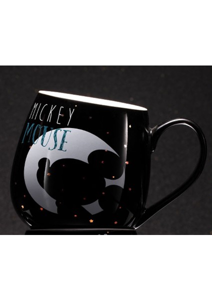 Disney Moda Yaratıcı Disney Yaratıcı Kupa Su Kupası Mickey Minnie Karikatür Seramik Kupası Kapaklı Büyük Kapasiteli Kahve Fincanı | Kupalar (Yurt Dışından) modelleri
