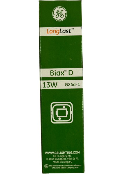 13W 827 2700K (Sarı Işık) 2 Pinli G24D-1 Duylu Plc Ampul