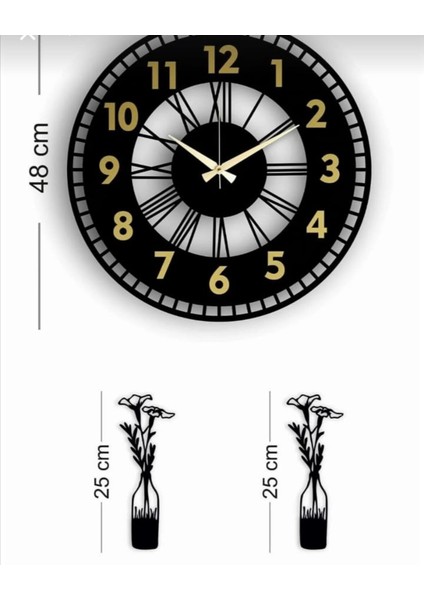 Dekoratif Duvar Saati