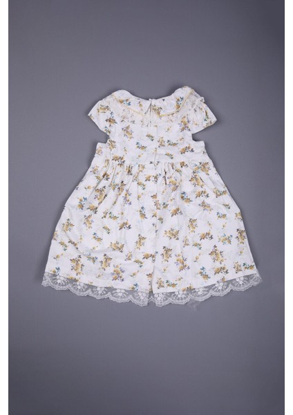 Çiçekli Dantel Detaylı Kız Bebek Bayramlık 5'li Set 11726 fırsatları