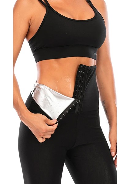 Yüksek Bel Agraflı Sauna Termal Inceltici Tayt fırsatları