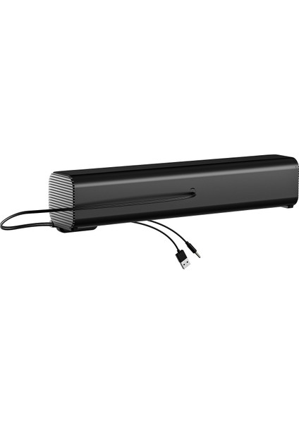 Lenovo Lecoo DS107 Kablolu Usb/aux Stereo 6W Soundbar Taşınabilir Hoparlör Siyah