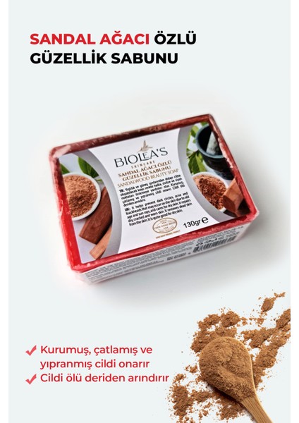 Sandal Ağacı Özlü Güzellik Sabunu 130 gr