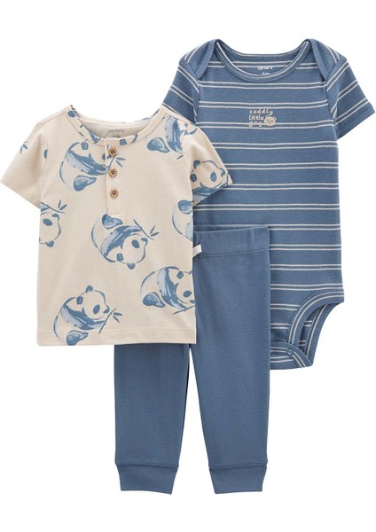 Erkek Bebek 3lü Set