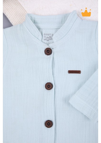 Müslin Unisex Bebek Tulum Emzik Askılı Tulum 1094 fiyatları