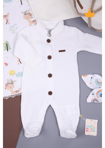 Müslin Unisex Bebek Tulum 1087