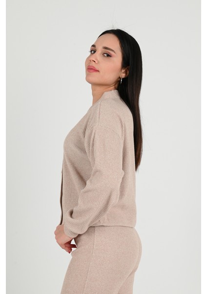 Kadın Örme Hırkalı Takım 3975-24
