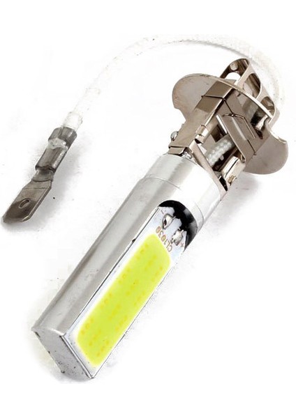 2 Adet H3 15W LED Cob Drl Lamba Beyaz Xenon Sürüş Kafa Ampuller (Yurt Dışından)