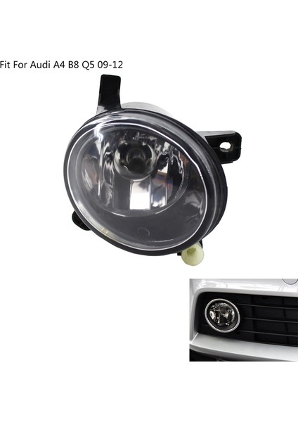 Ön Sağ Sis Far Lambası Audi A4 B8 Q5 09-12 8T0941700B Için Fit (Yurt Dışından)