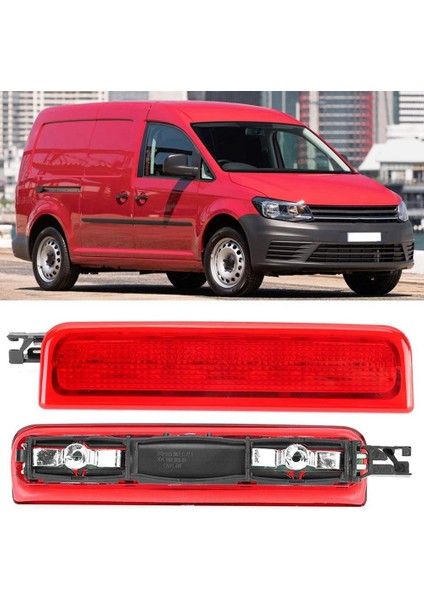 2004-2015 Caddy LED Üçüncü 3rd Merkezi Yüksek Seviye Arka Fren Lambası Lambası 2K0945087C (Yurt Dışından)