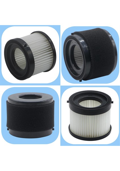 49-90-0160, 49-90-1951 Kompakt Vakum Için Filtreler 0882-20, 2'li Paket Hepa Filtreler ve 4'lü Paket Köpük Filtreler (Yurt Dışından)
