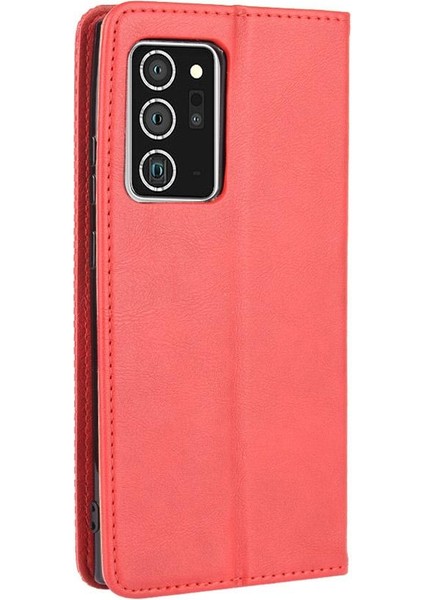 Samsung Galaxy Not 20 Için Ultra 5g Pu Deri Cüzdan Manyetik Kapatma Telefon Kılıfı (Yurt Dışından) fırsatları