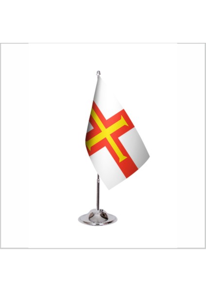 Guernsey Tekli Masa Bayrağı