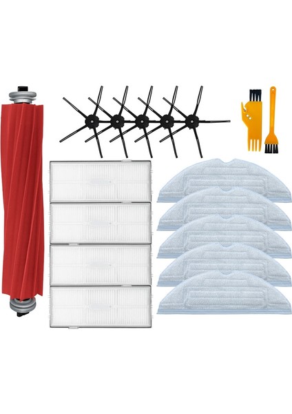 S7 / T7S Plus Için Paspas Bezi Hepa Filtre Yan Fırça (Yurt Dışından)