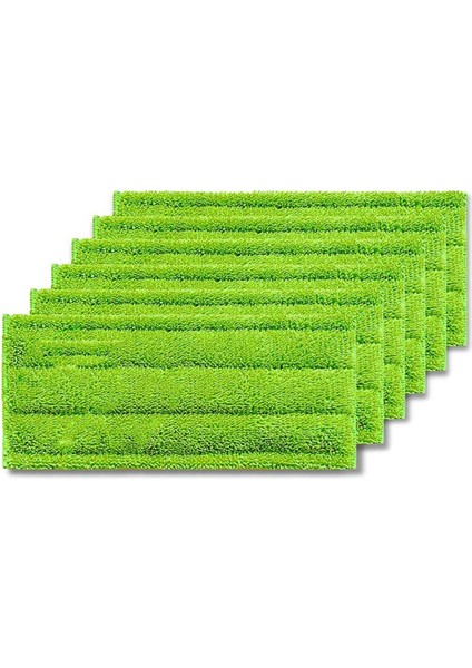 Mikrofiber Paspas Pedleri 6'lı Paket Wetjet'e Uygun Yeniden Kullanılabilir (Yurt Dışından)
