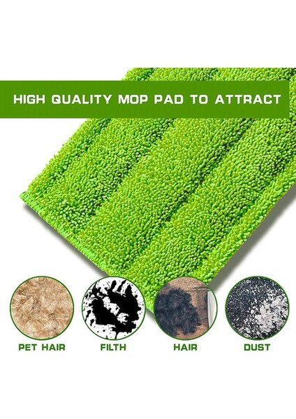 Mikrofiber Paspas Pedleri 6'lı Paket Wetjet'e Uygun Yeniden Kullanılabilir (Yurt Dışından) fiyatları