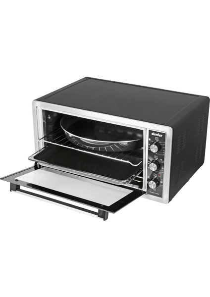 4503 Inox Turbo Midi/mini Fırın, 1400W, 45 Litre