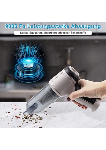 4ın1 120W 9000PA Kablosuz Araç Süpürgesi Siklonik Emme Ev (Yurt Dışından) fırsatları