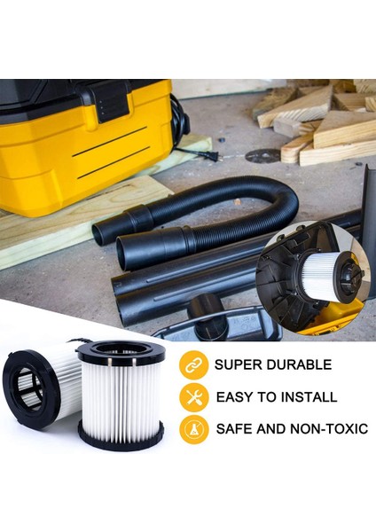 DCV580 ve DCV581H Için 2 Paket Hepa Filtre, Yıkanabilir ve Tekrar Kullanılabilir (Yurt Dışından) modelleri