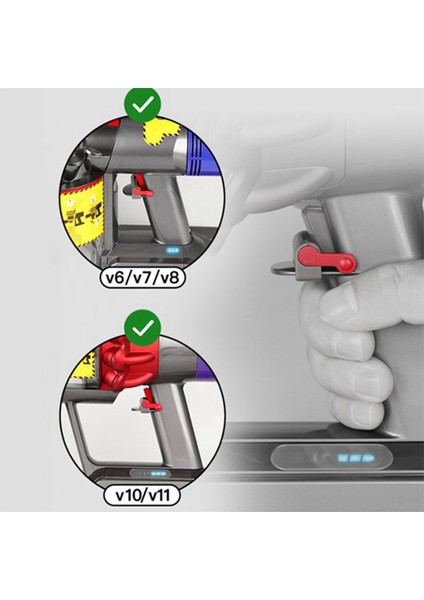 V11 V10 Elektrikli Süpürge Için 2x Anahtar Düğmesi ve Igger Kilidi (Yurt Dışından) fiyatları