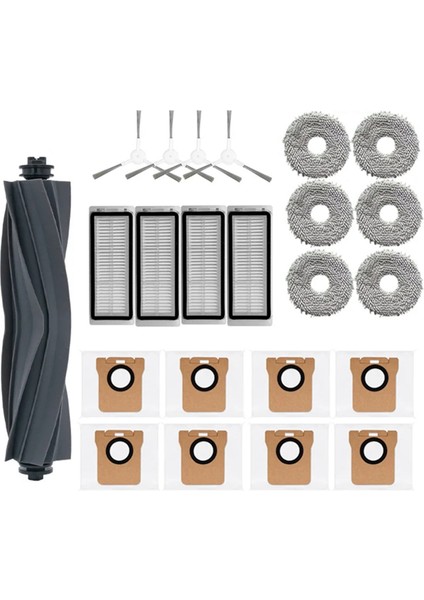 Ana Yan Fırça Hepa Filtre Mop Toz Torbası (Yurt Dışından)