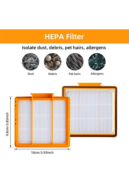 AV2501AE Için Yedek Ana Fırça Yan Fırçaları Hepa Filtresi (Yurt Dışından) fırsatları