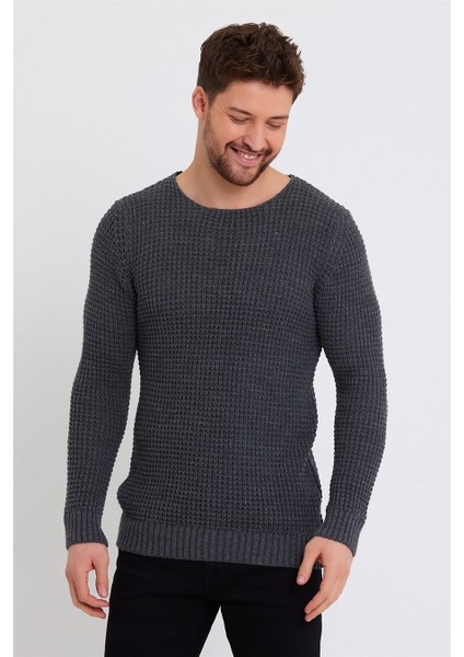 Erkek Füme Kalın Petek Örgü Triko KAZAK-TARZCM7804R400S modelleri