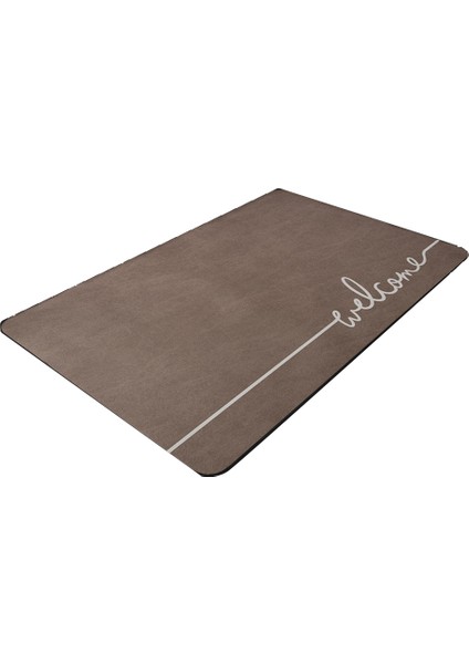 Banyo Paspas Süper Emici Çabuk Kuruyan Banyo Olmayan Halı Modern Basit Olmayan Paspaslar Ev Diatomit Mat Kahve (Yurt Dışından)