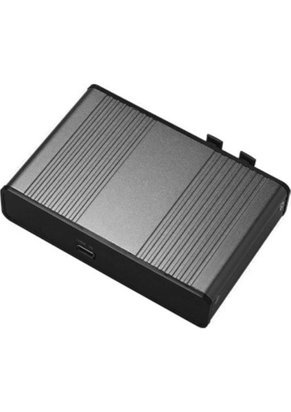 USB 6 Kanal 5.1 / 7.1 Çevresel Harici Ses Kartı Pc Dizüstü Masaüstü Tablet Ses Optik Adaptör Kartı (Siyah) (Yurt Dışından)