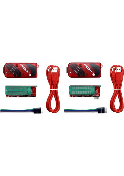 2x Pıckıt3 Programcı Evrensel Pıc Icd2 Pıckit 2 Pıckıt 3 Programlama Adaptörü (Yurt Dışından)