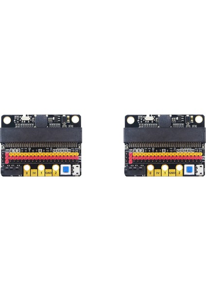 Microbit Genişletme Kartı Io Bıt V2.0 Için 2x:bit Yatay Adaptör Plakası (Yurt Dışından)