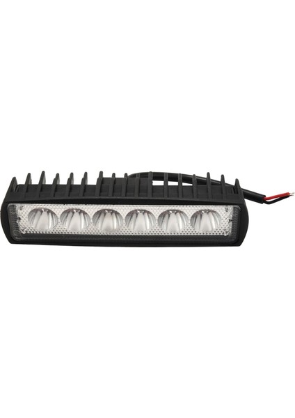 Araba LED18W 6 Lamba Çalışma Işığı Spot Işığı Ultra-Ince Arazi Aracı Revizyon Motosiklet Spot Işığı Motosiklet Off-Road Araba Anti-Sis Lambası (Yurt Dışından)