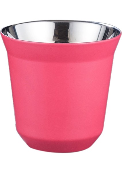 80ML Çift Duvar Paslanmaz Çelik Espresso Fincan Yalıtım Kahve Fincanı Kapsül Şekli Kahve Kupaları, E (Yurt Dışından)